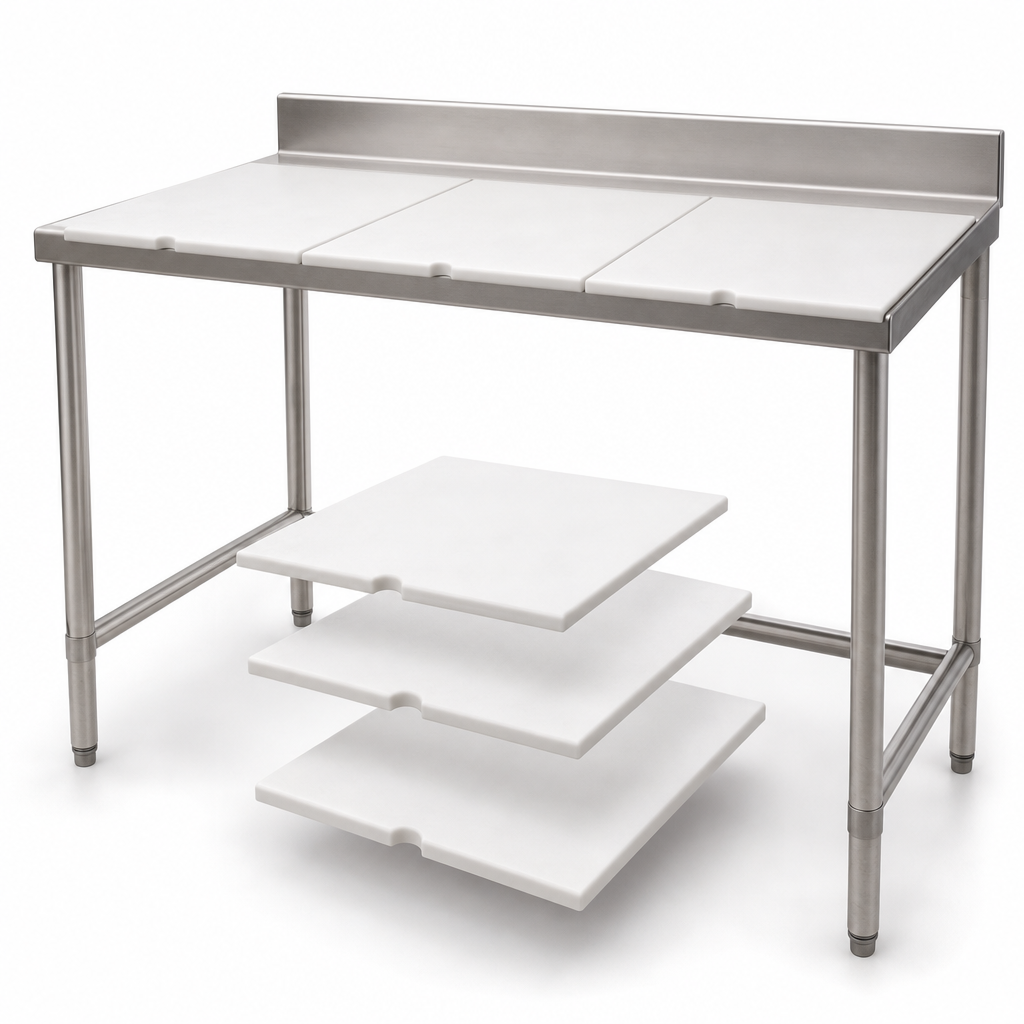 Three Removable Polymer Boards