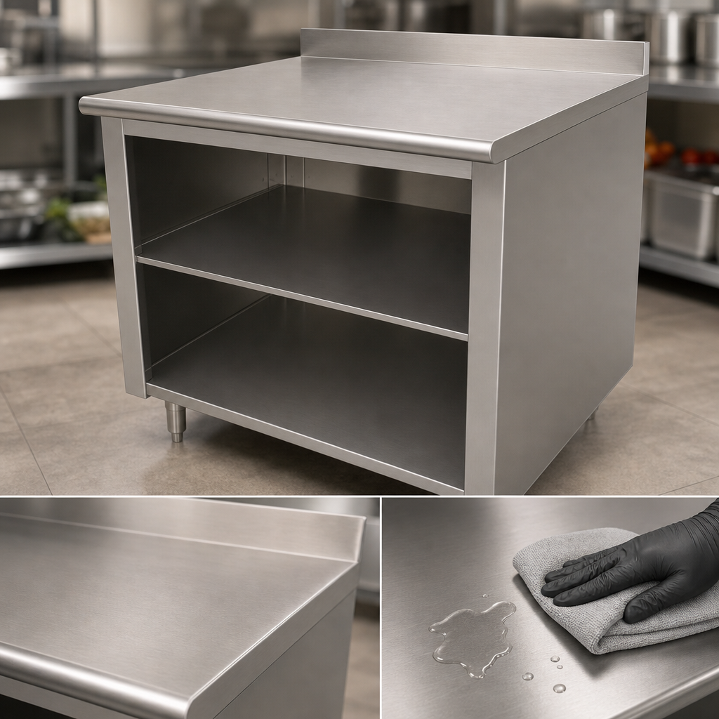 14 Gauge 304 Stainless Steel Top
