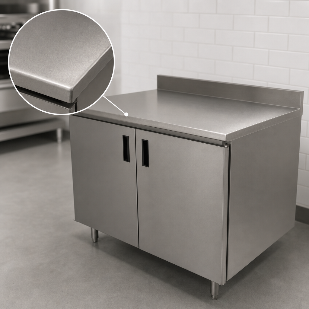 14-Gauge 304 Stainless Steel Top