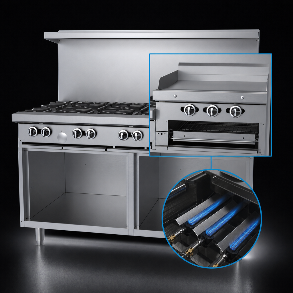 24-Inch Raised Griddle/Broiler
