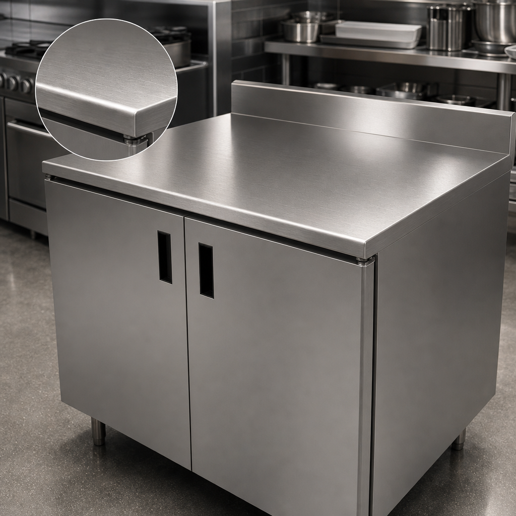 16-Gauge 304 Stainless Steel Top