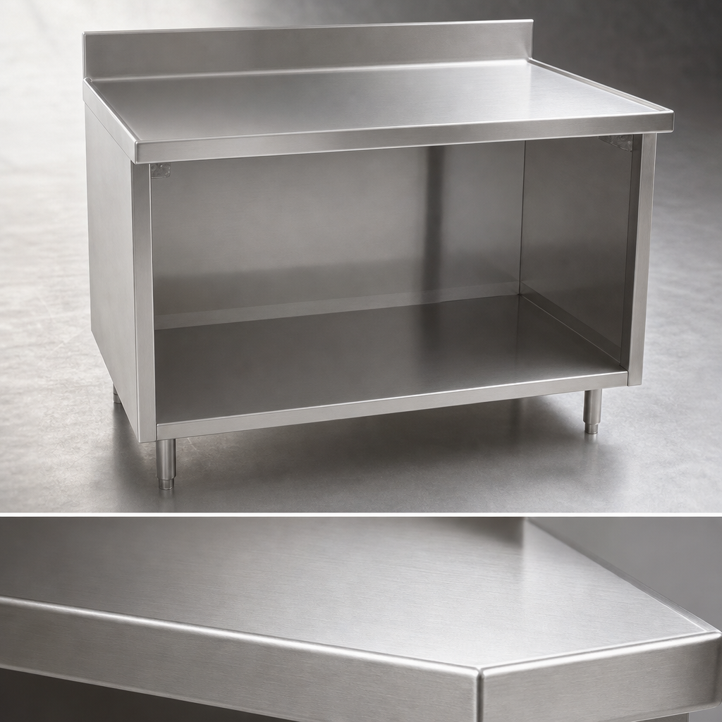 14-Gauge 304 Stainless Steel Top