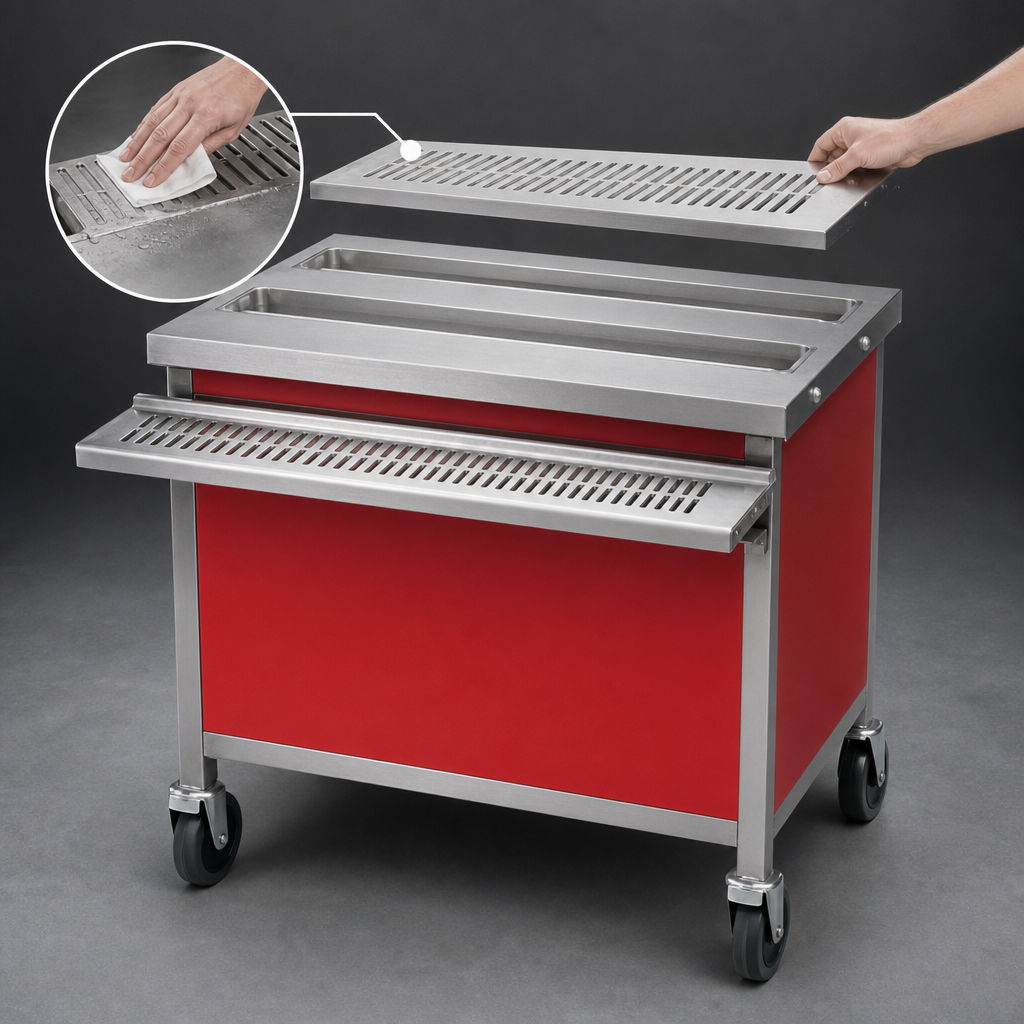 Removable Anti-Splash Louvered Covers