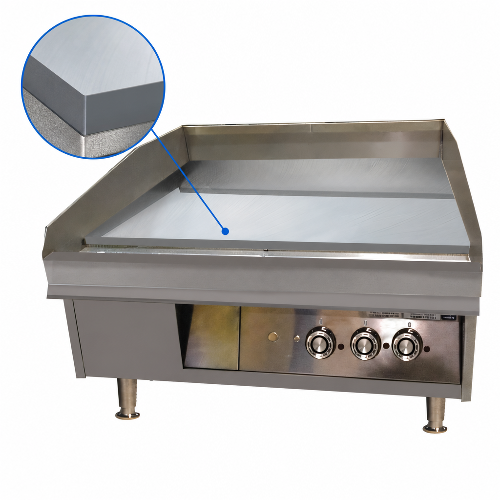 1-Inch Steel Griddle Plate