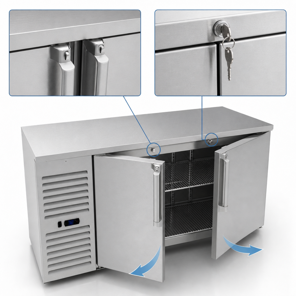 Locking Self-Closing Doors