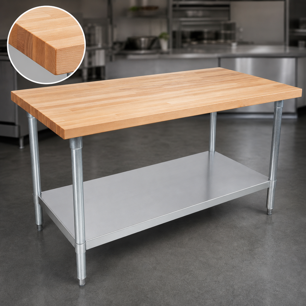 Edge Grain Flat Top
