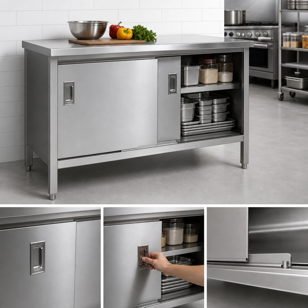 Sliding Door Cabinet Base