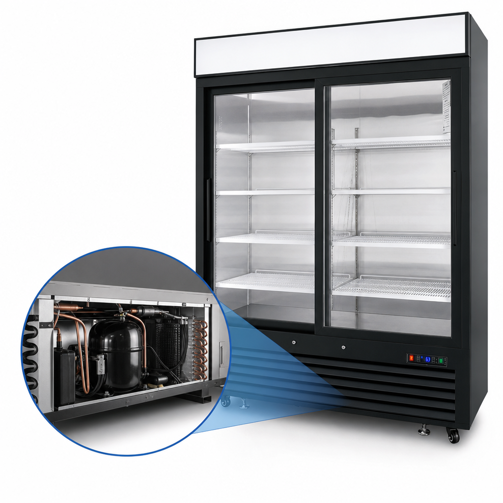Bottom-Mounted Self-Contained Refrigeration
