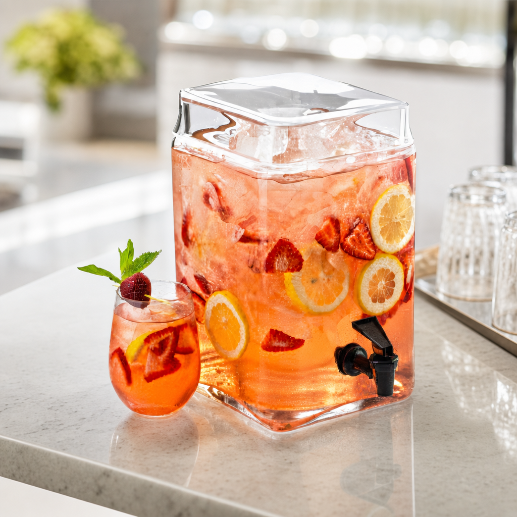 Square Glass Container