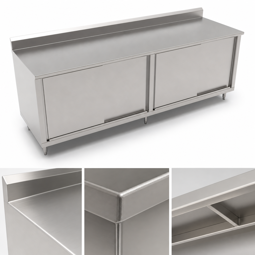 14-Gauge Type 300 Stainless Steel Top