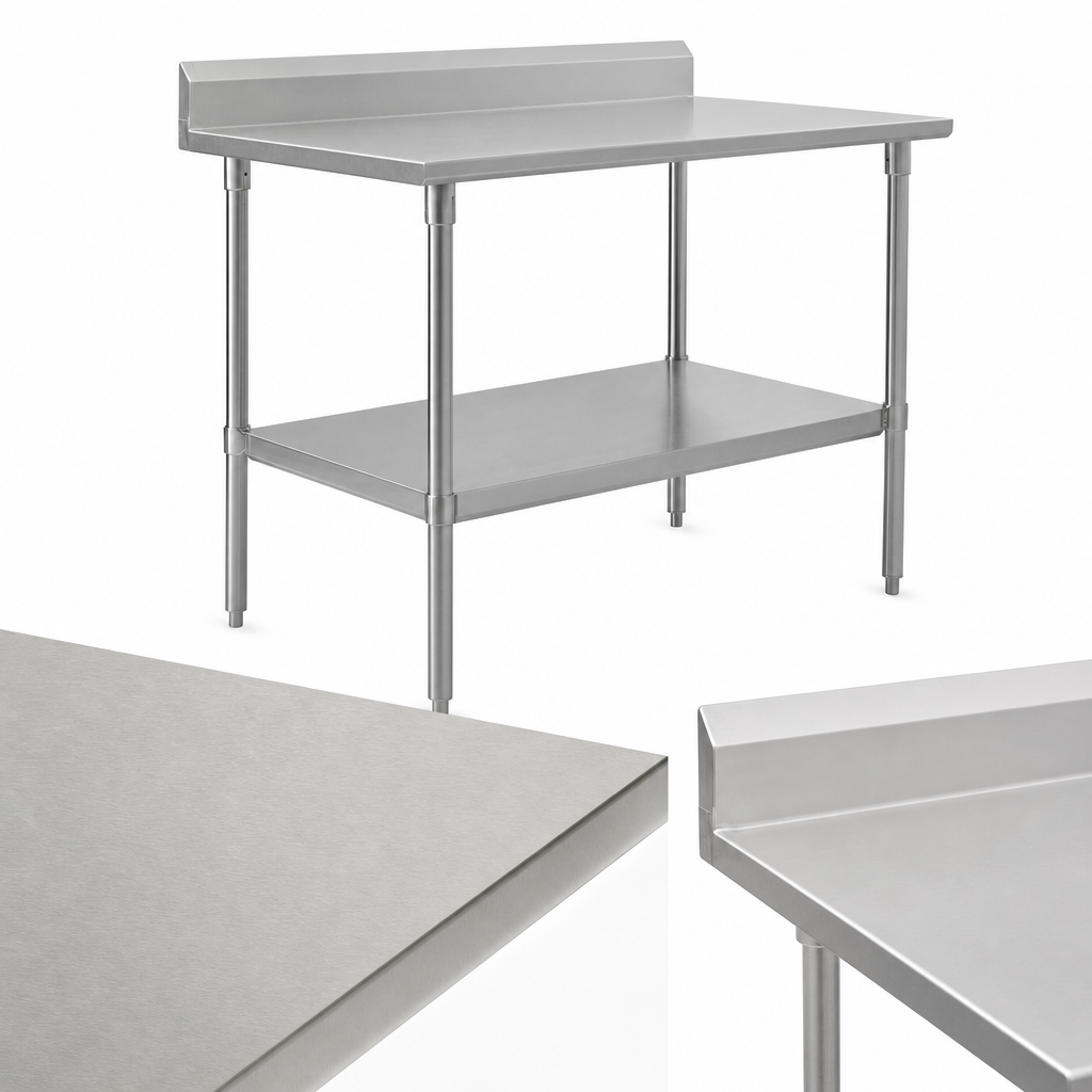 16-Gauge Stainless Steel Top