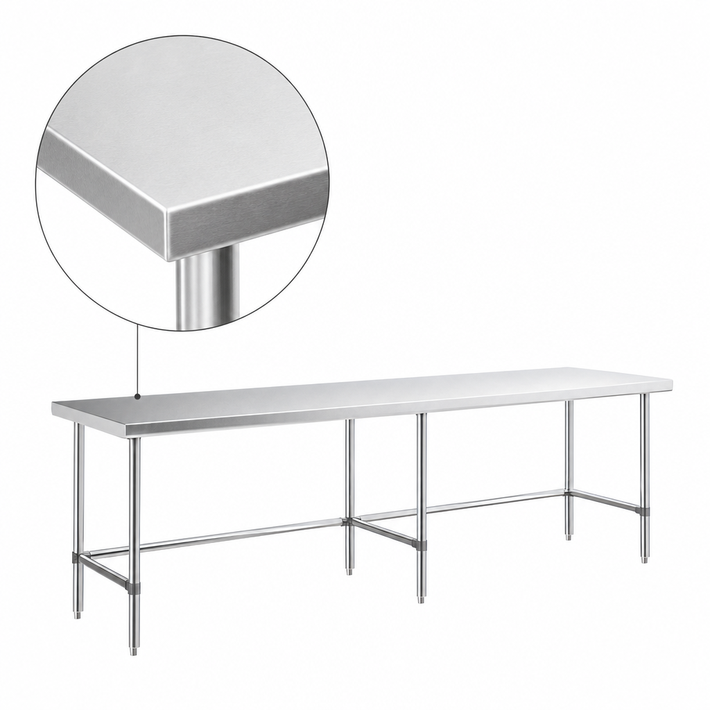 18-Gauge Stainless Steel Top