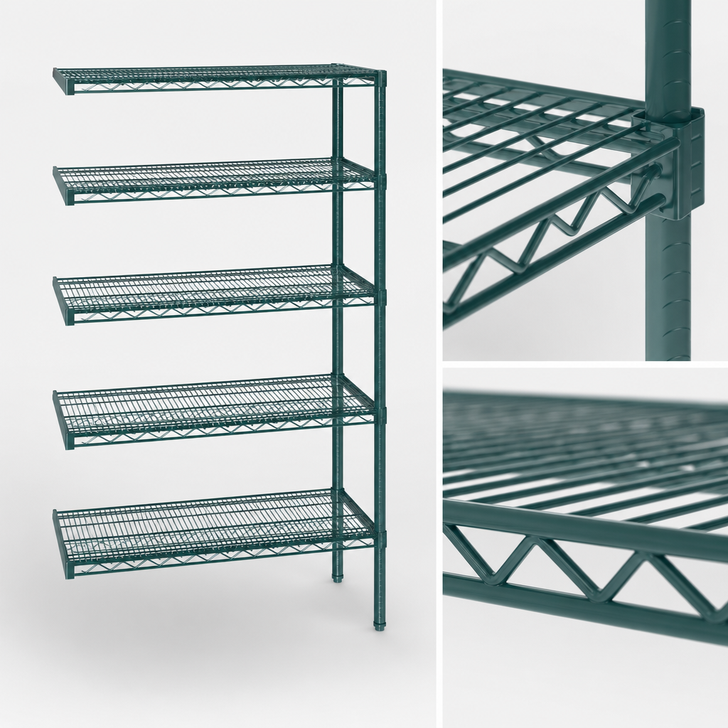 QuadTruss® Wire Shelf Design
