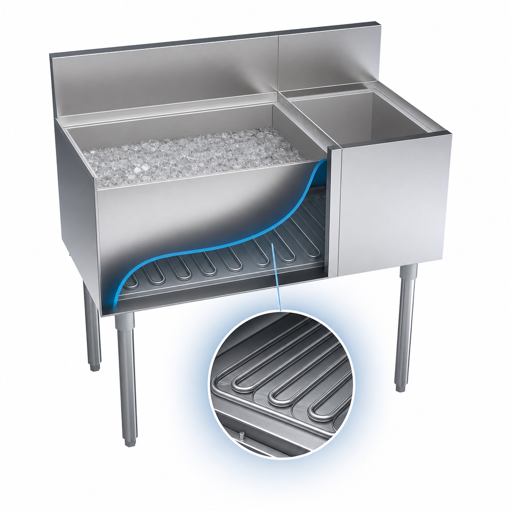 Built-In 10-Circuit Cold Plate