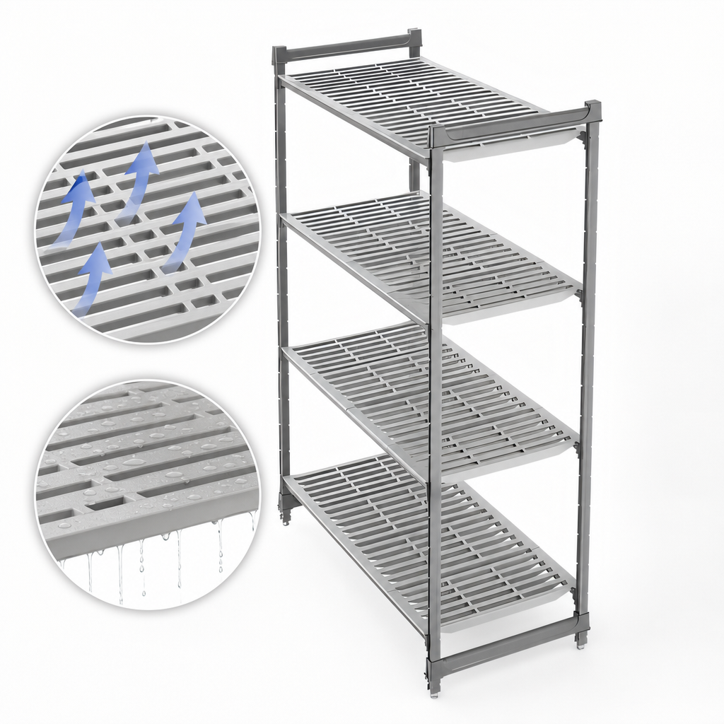 Vented Polypropylene Shelf Plates