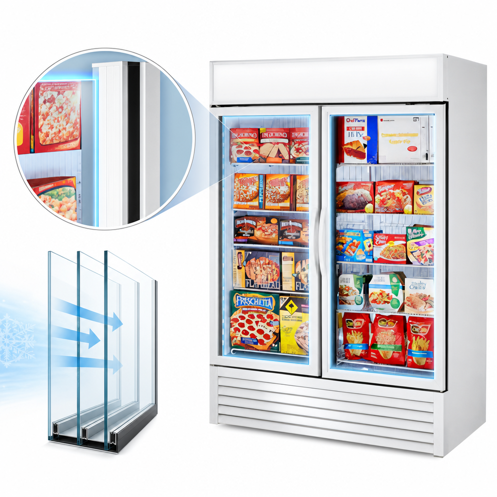 Triple-Pane Thermal Glass Hinged Doors