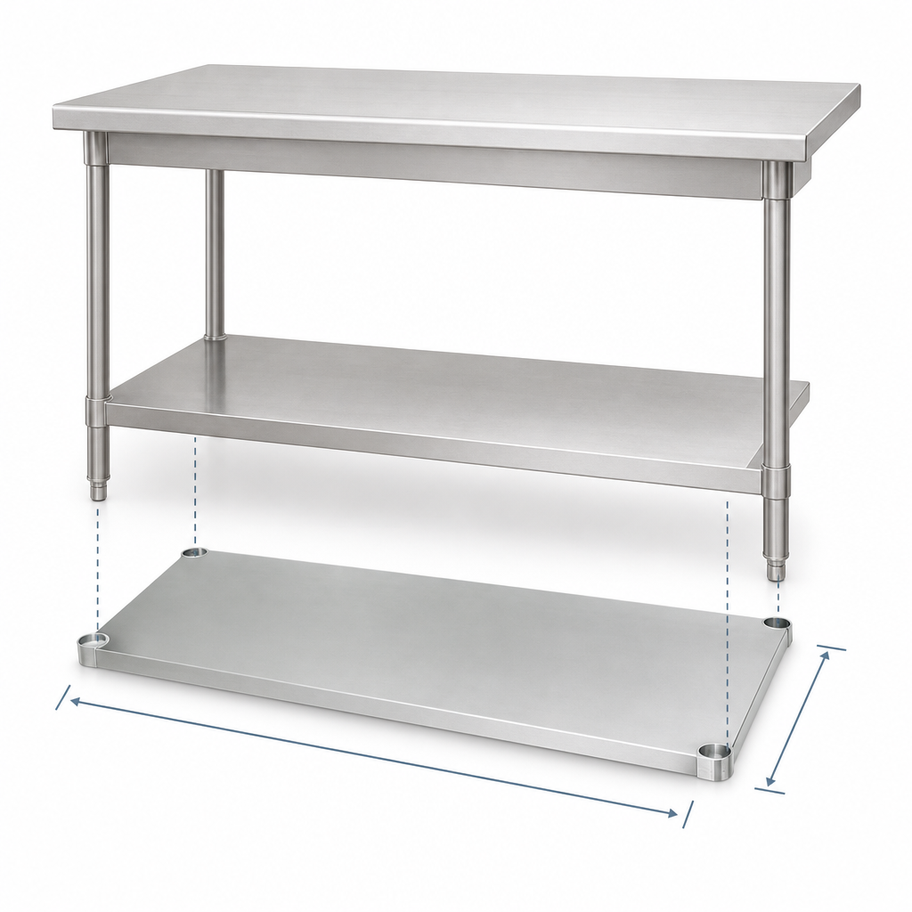 Sized for 48 x 24 Inch Work Tables