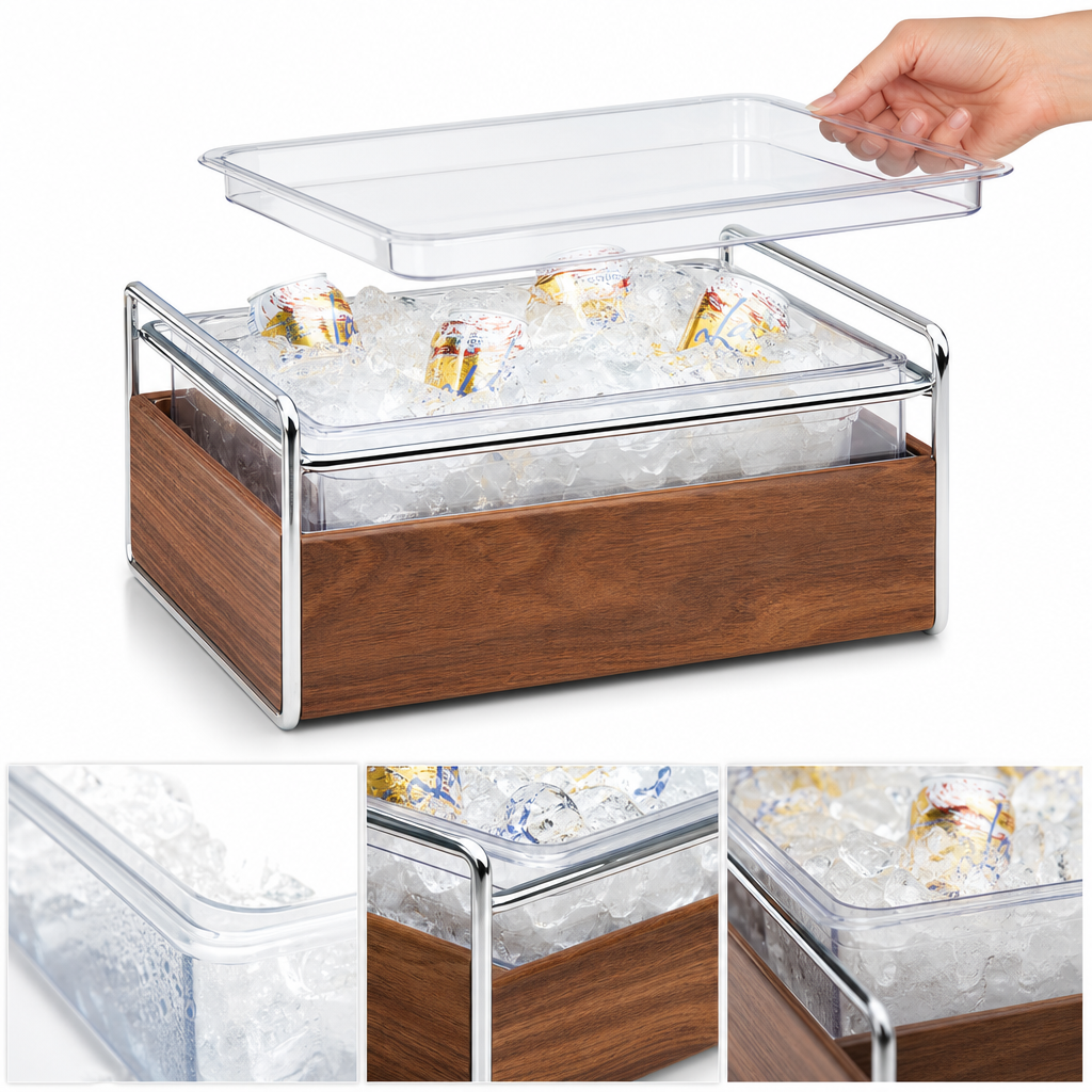 Clear Polycarbonate Pan Included