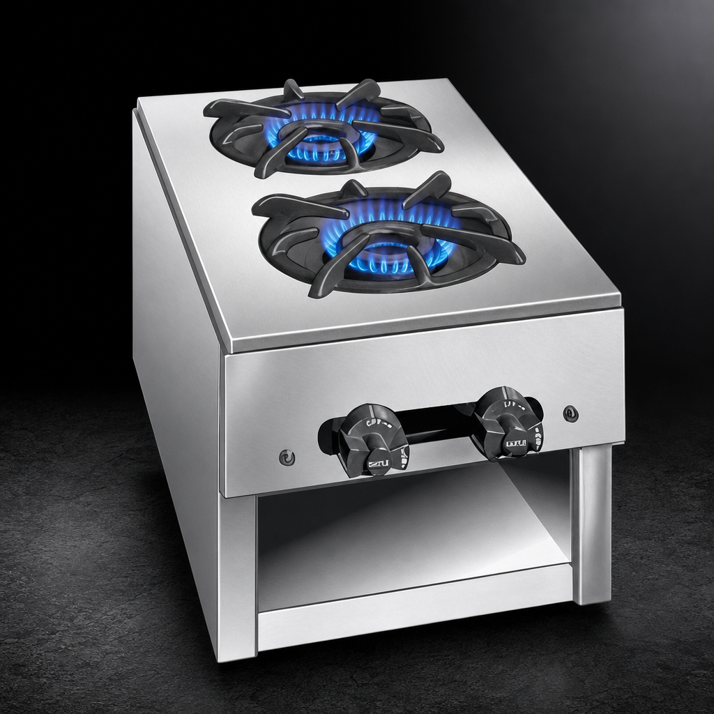 Two High-Output Burners