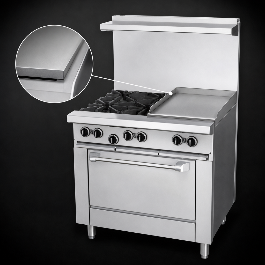 24-Inch Smooth Steel Griddle