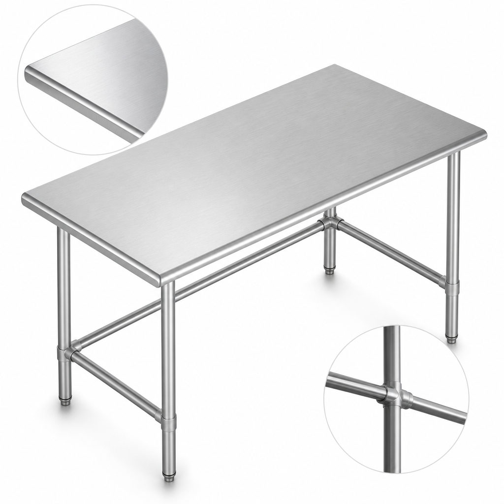 Reinforced Stainless Steel Top