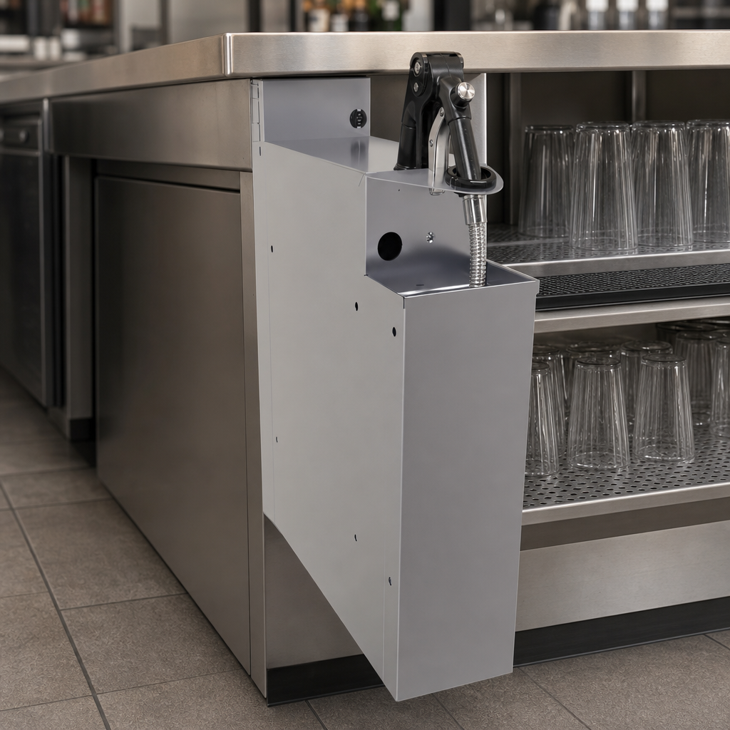 Built-In Soda Gun Holder