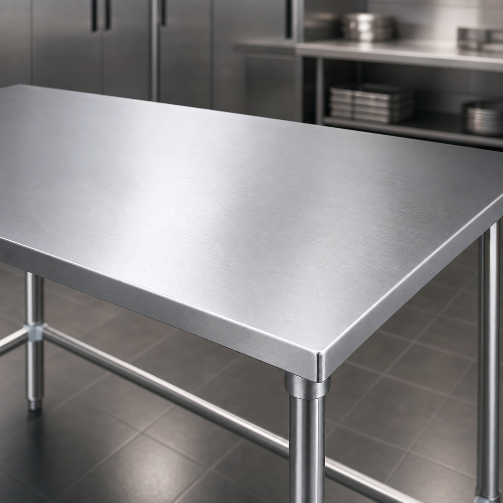 16-Gauge Stainless Steel Top