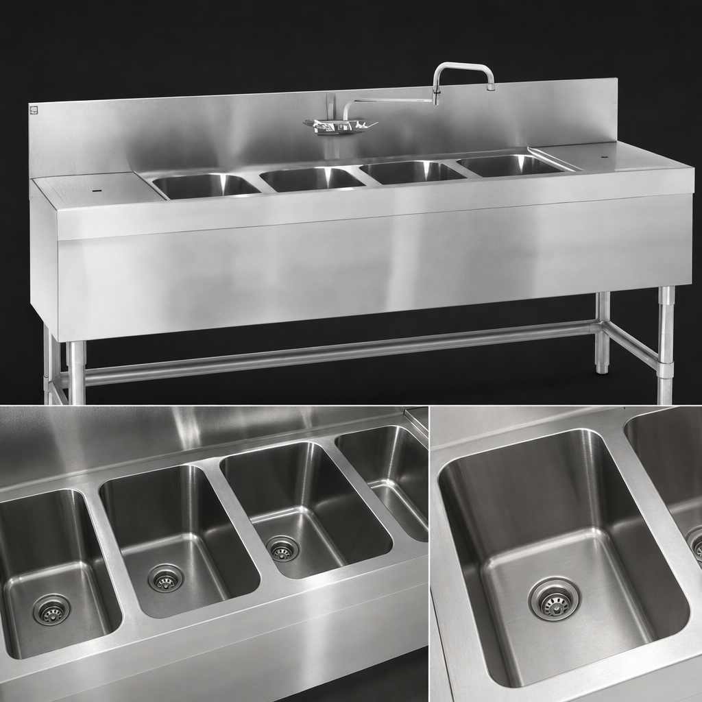 Four Compartment Basin Layout