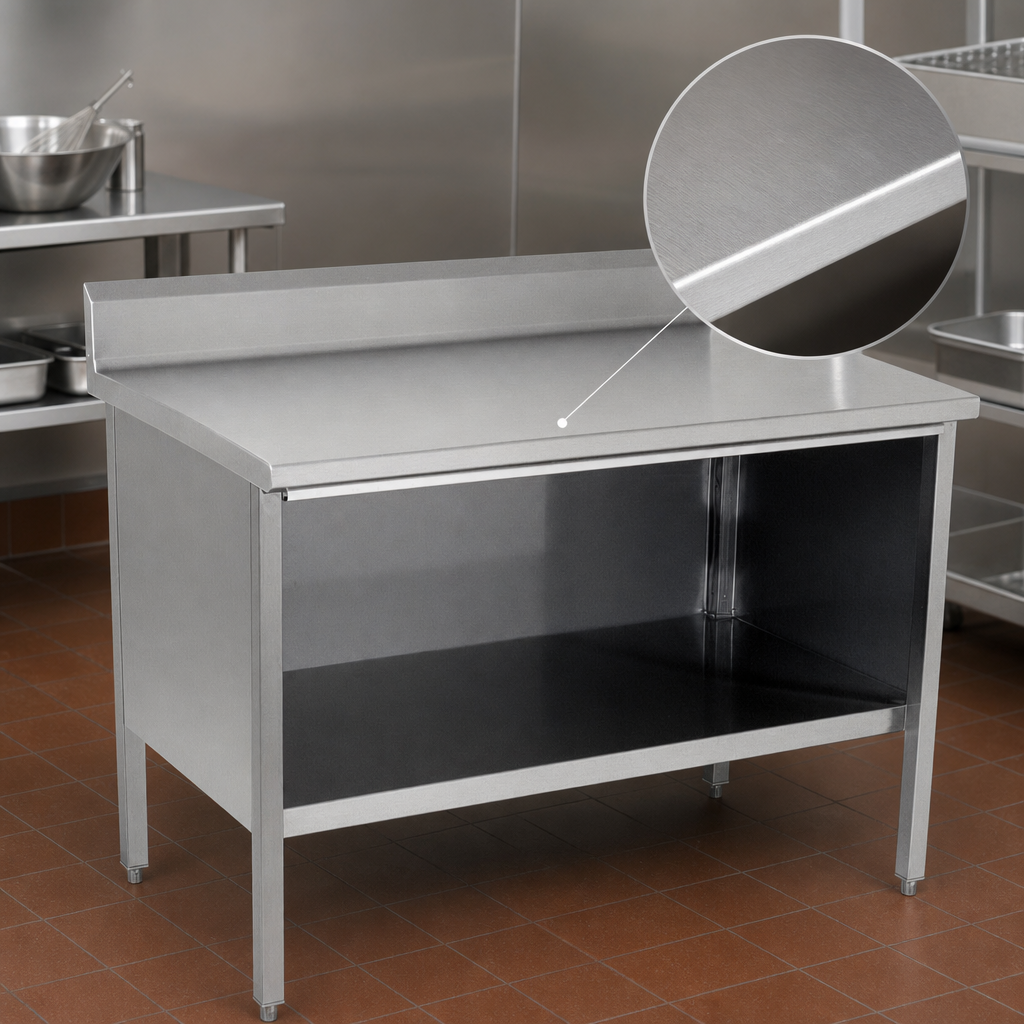 14 Gauge Stainless Steel Top
