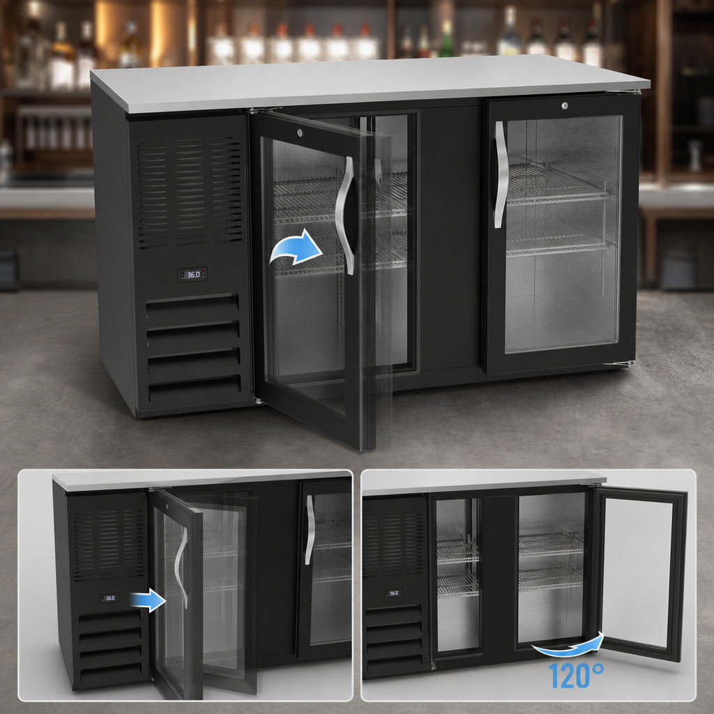 Self-Closing Doors With Stay-Open Feature
