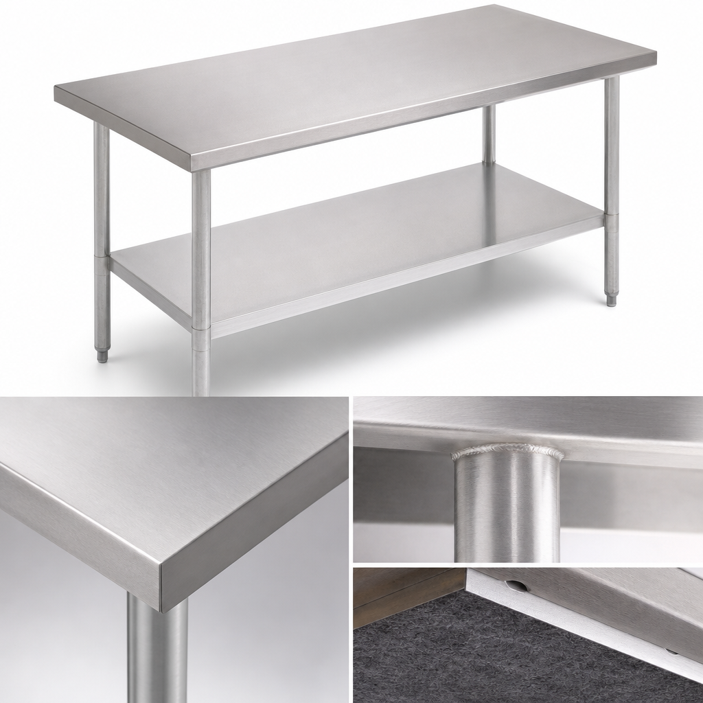 18-Gauge Type 430 Stainless Steel Top