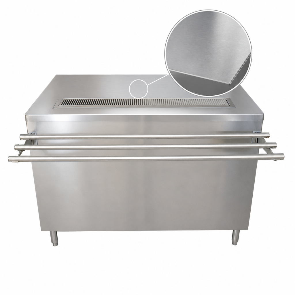 14-Gauge Stainless Steel Top