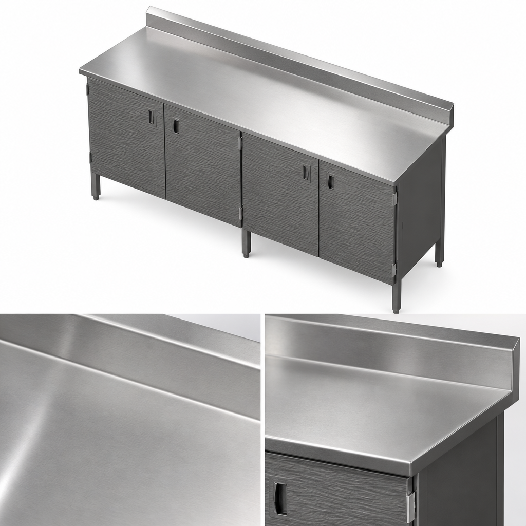 16-Gauge Type 300 Stainless Steel Top