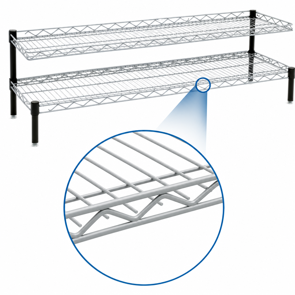 Patented QuadTruss Bottom Shelf