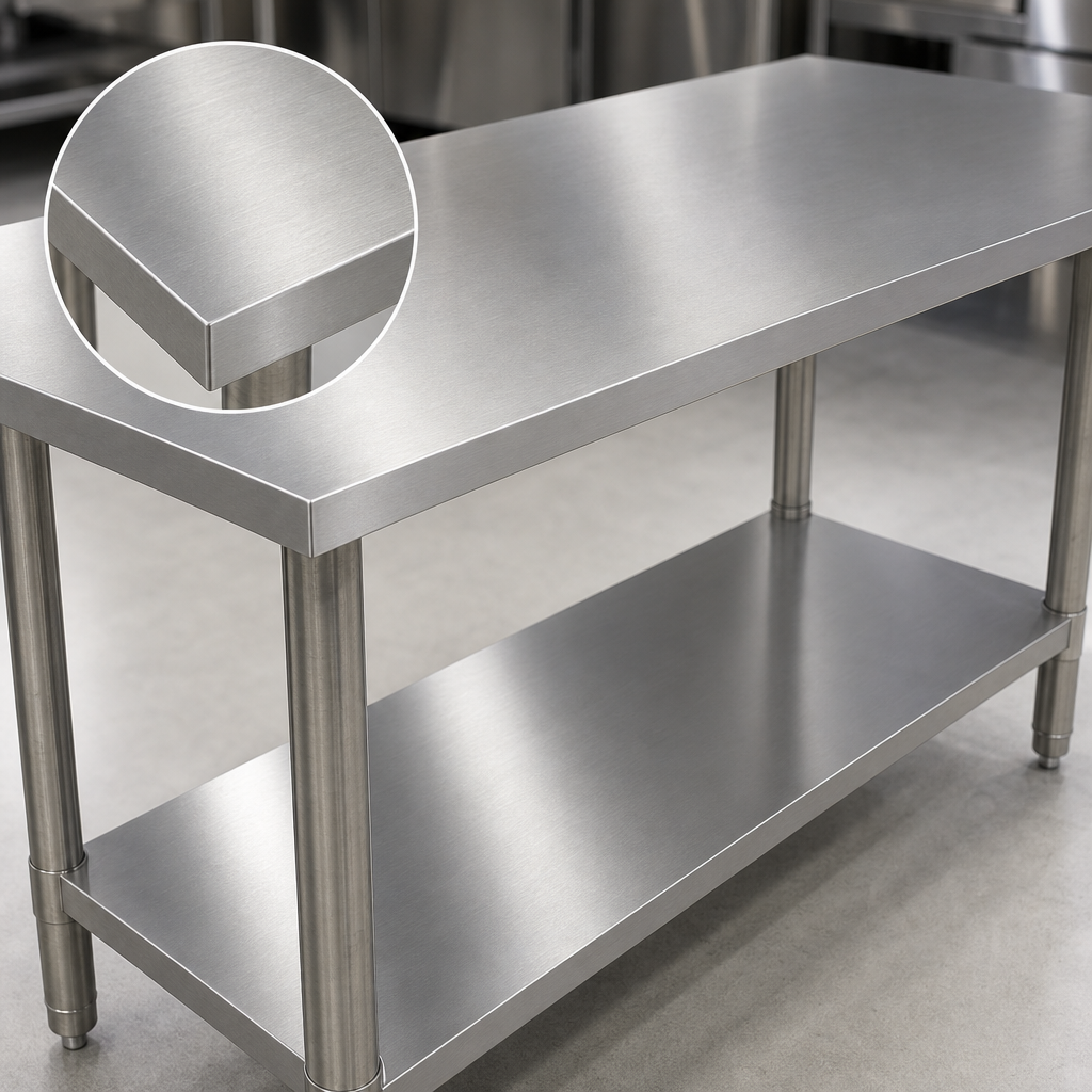 18-Gauge 430 Stainless Steel Top