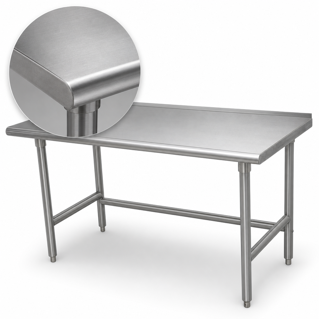 16-Gauge 304 Stainless Steel Top