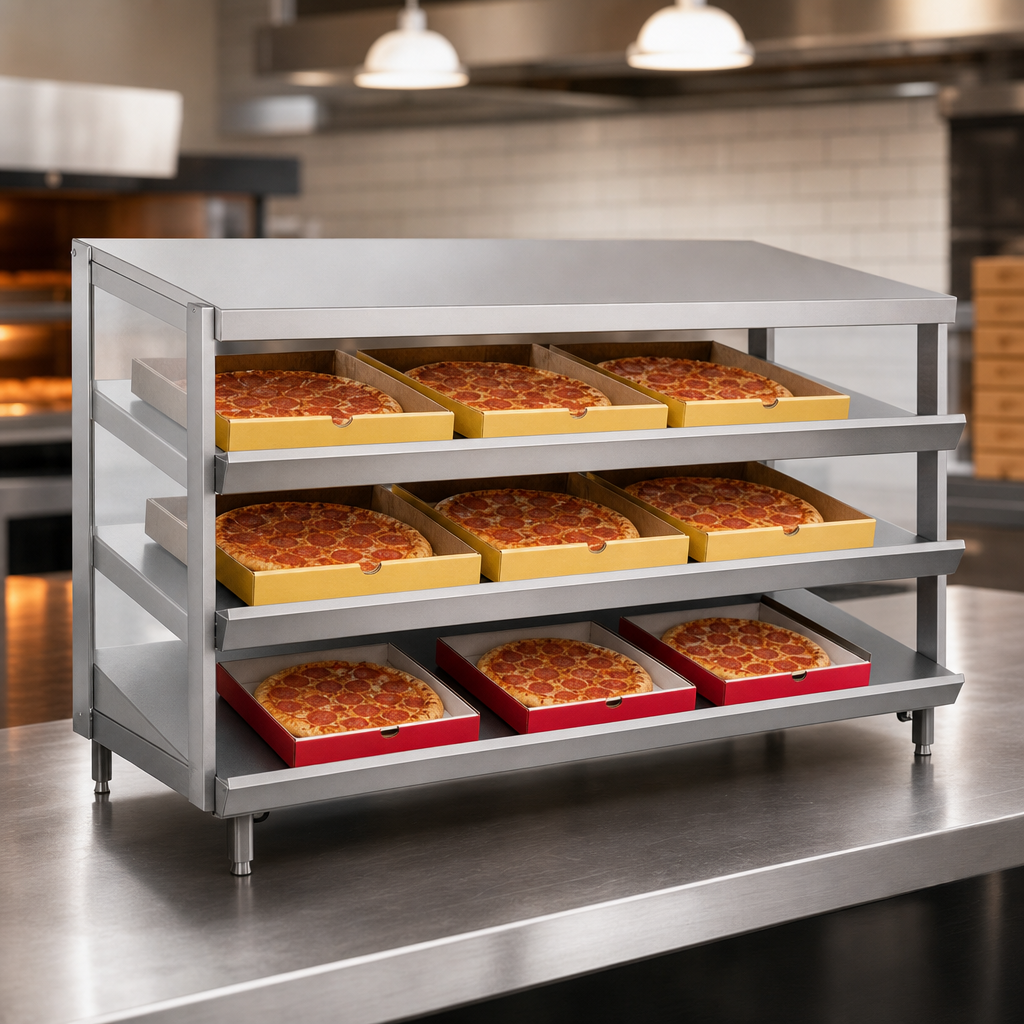 Triple Slant Shelves