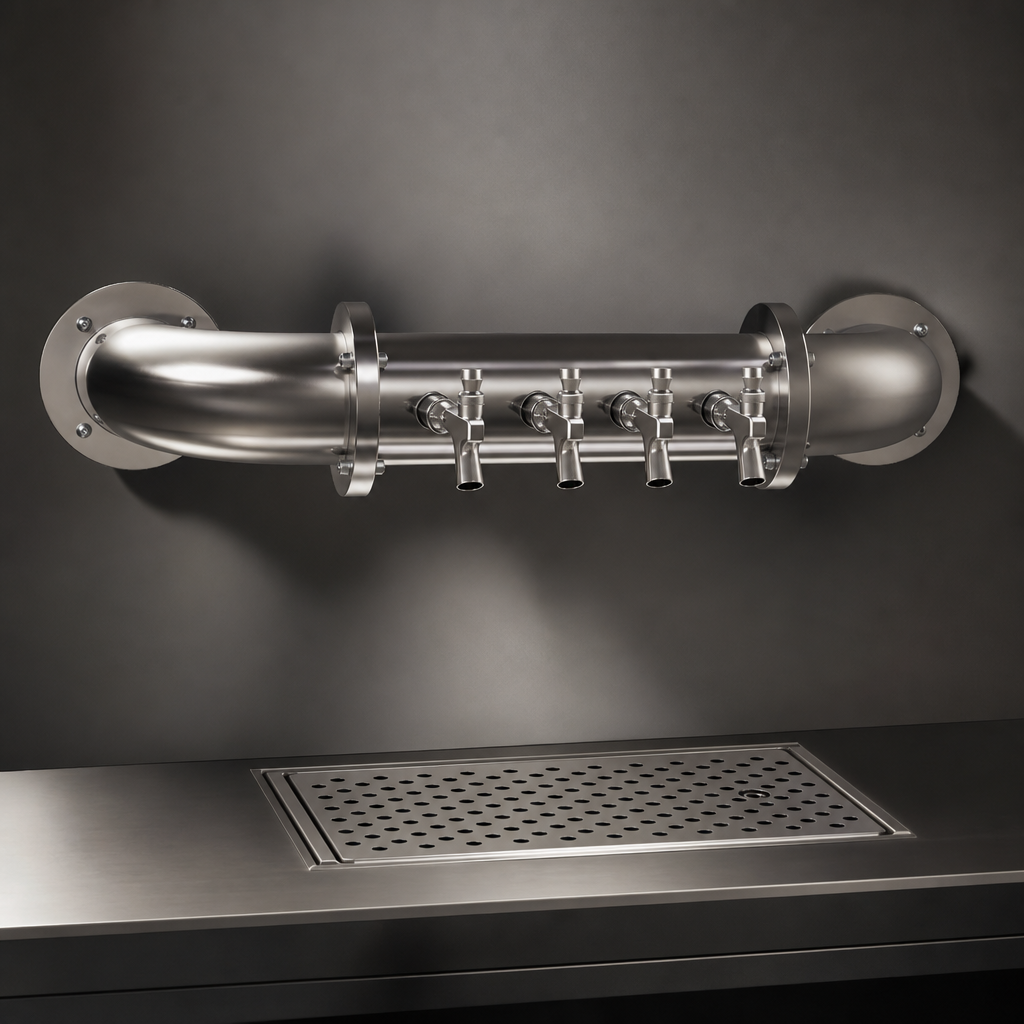 Four Faucet Configuration