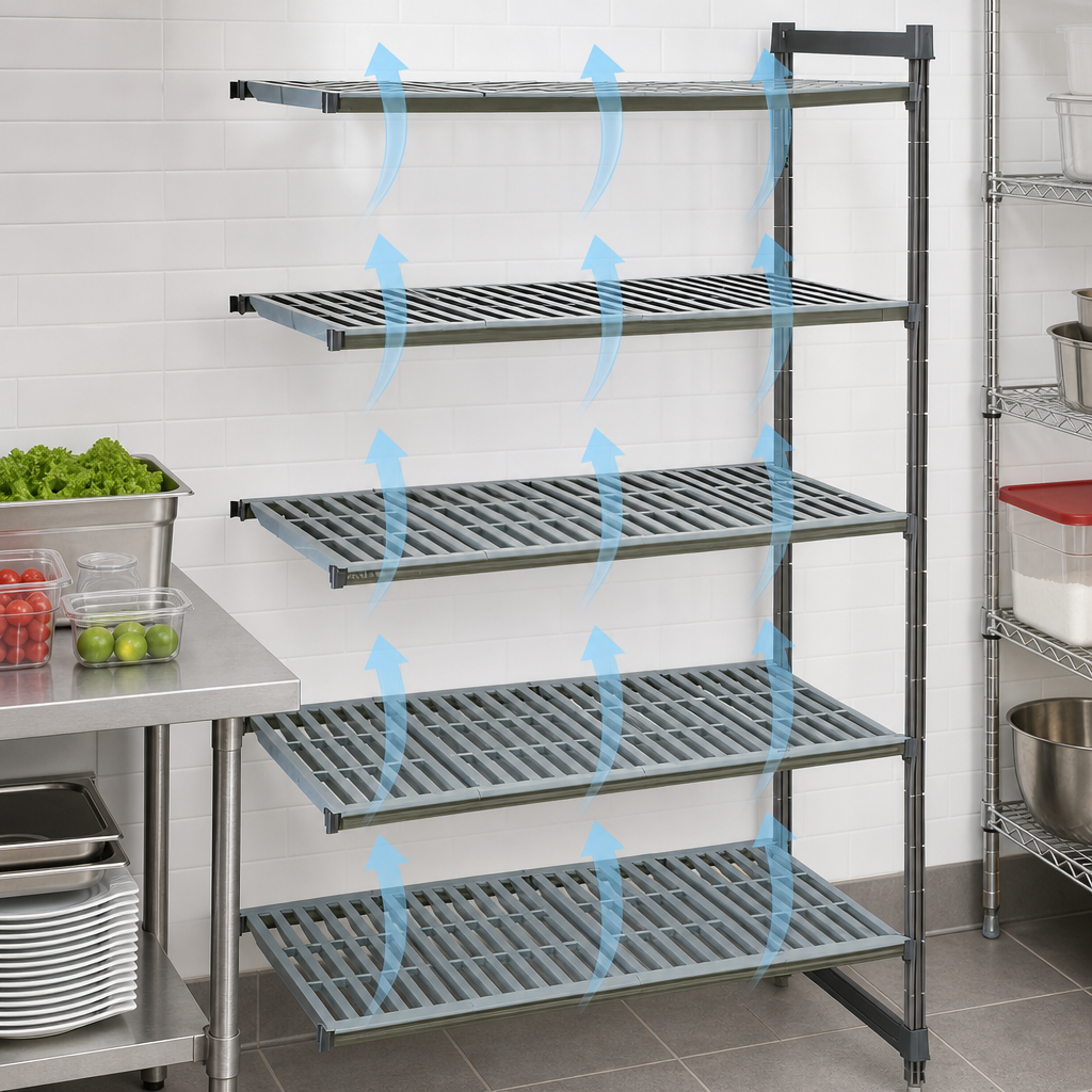Five Vented Shelf Plates