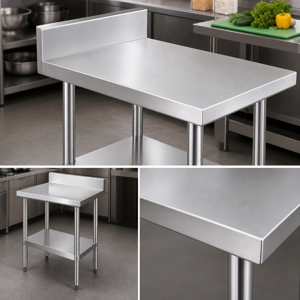 18-Gauge 304 Stainless Steel Top