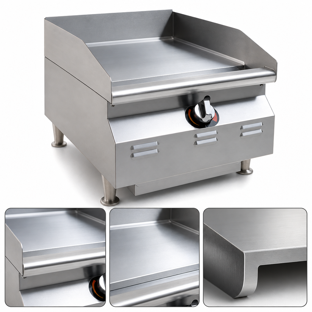 3/4-Inch Smooth Steel Griddle Plate