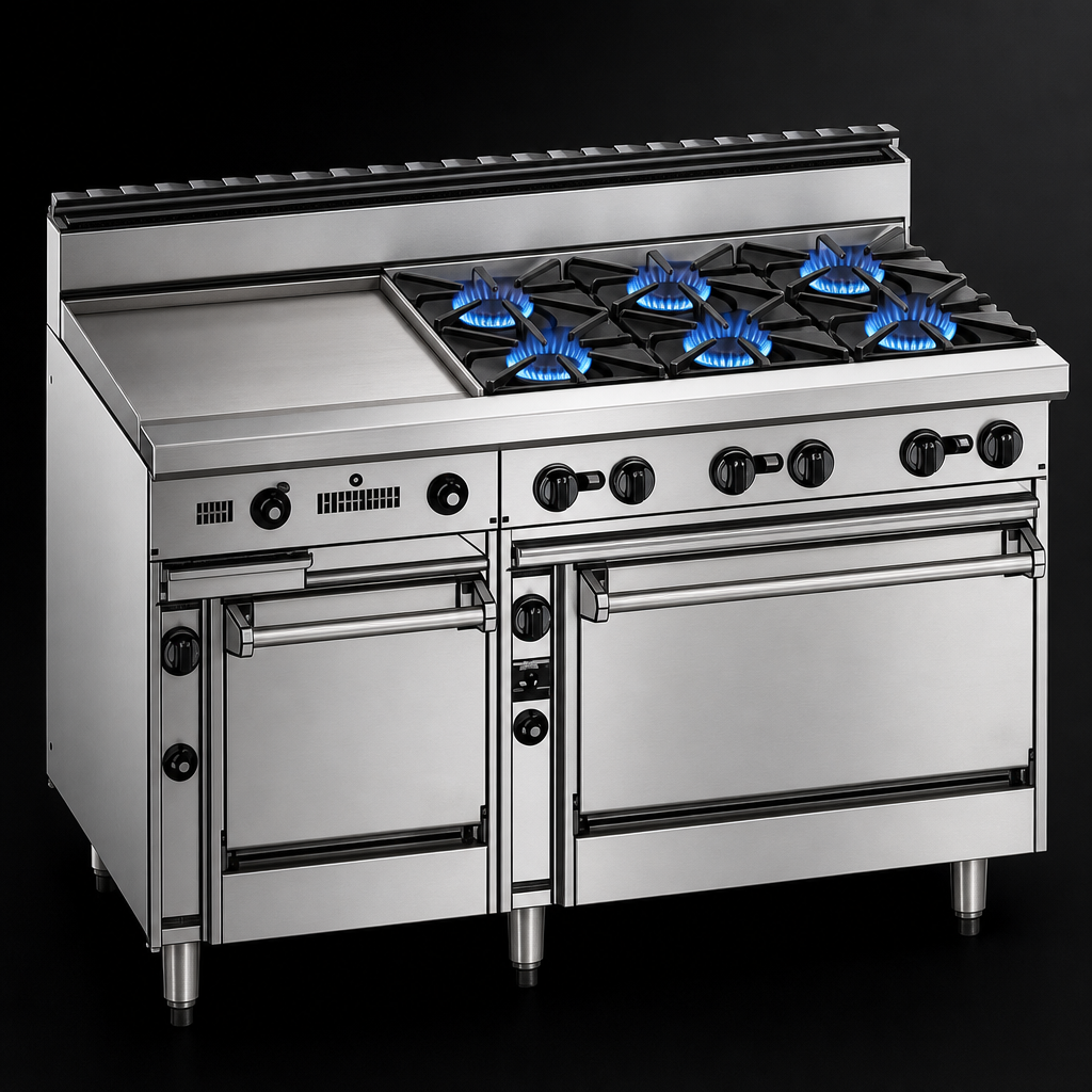 6 Open Burners