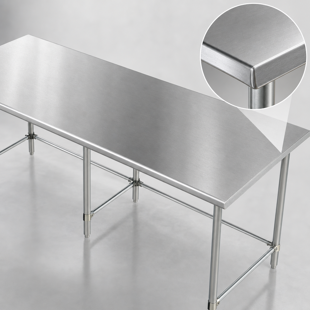 18/400 Stainless Steel Reinforced Top