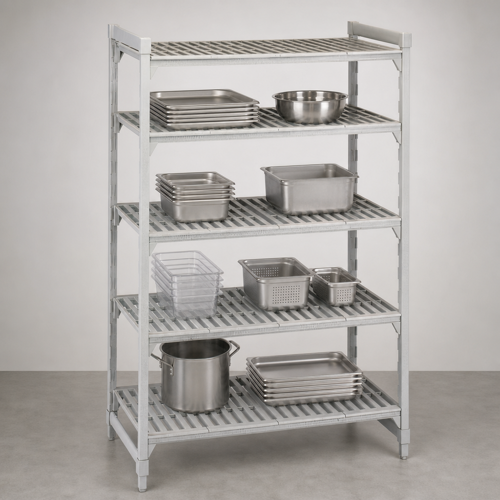 Five Vented Shelf Plates