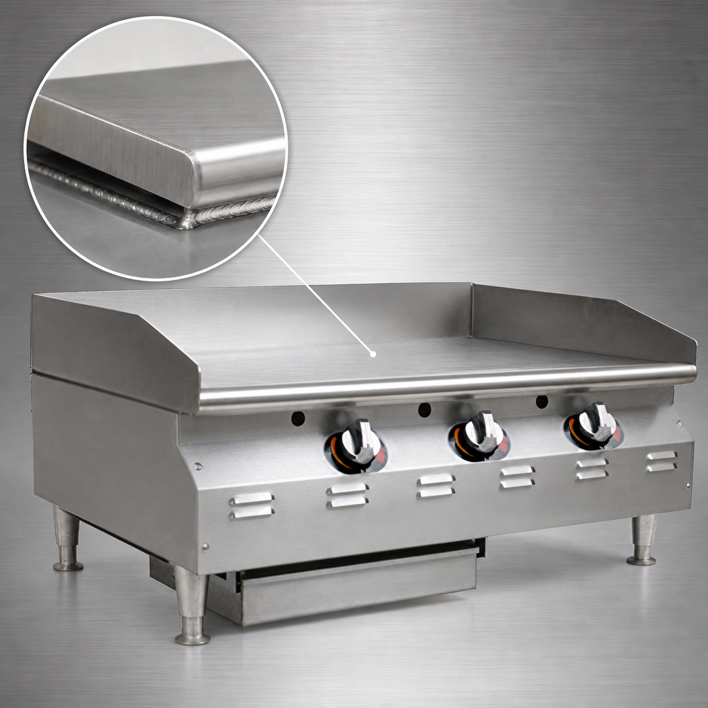 3/4-Inch Fully Welded Griddle Plate