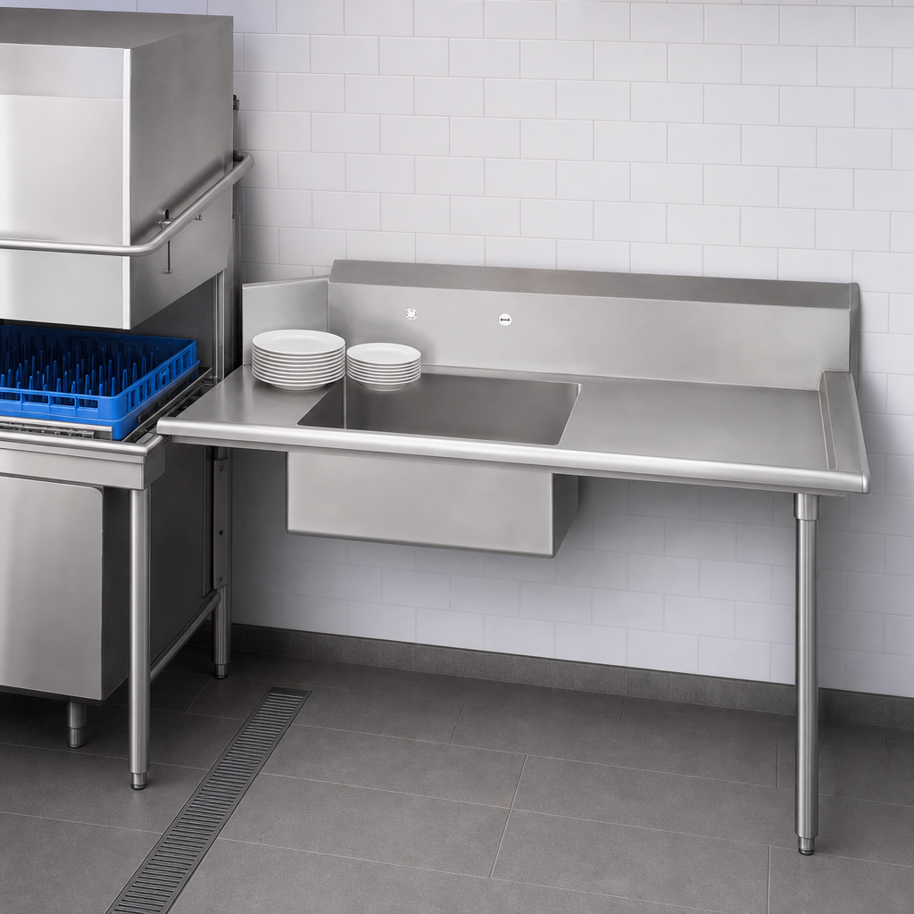 Straight Dishtable Layout