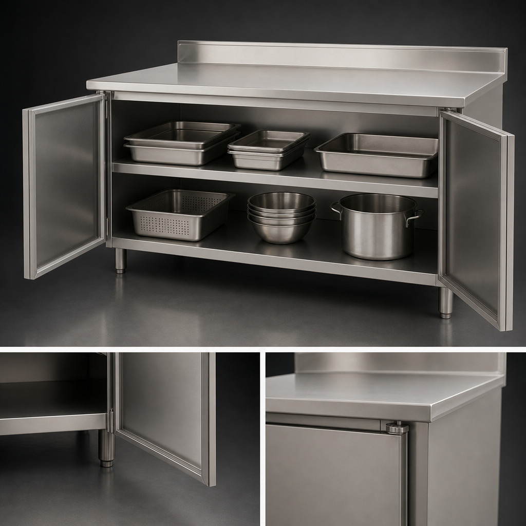 Cabinet Base with Hinged Doors