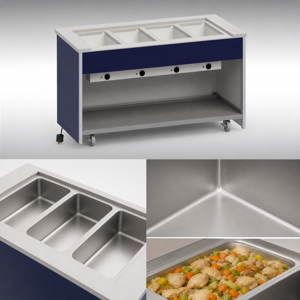 Four Hot Food Wells