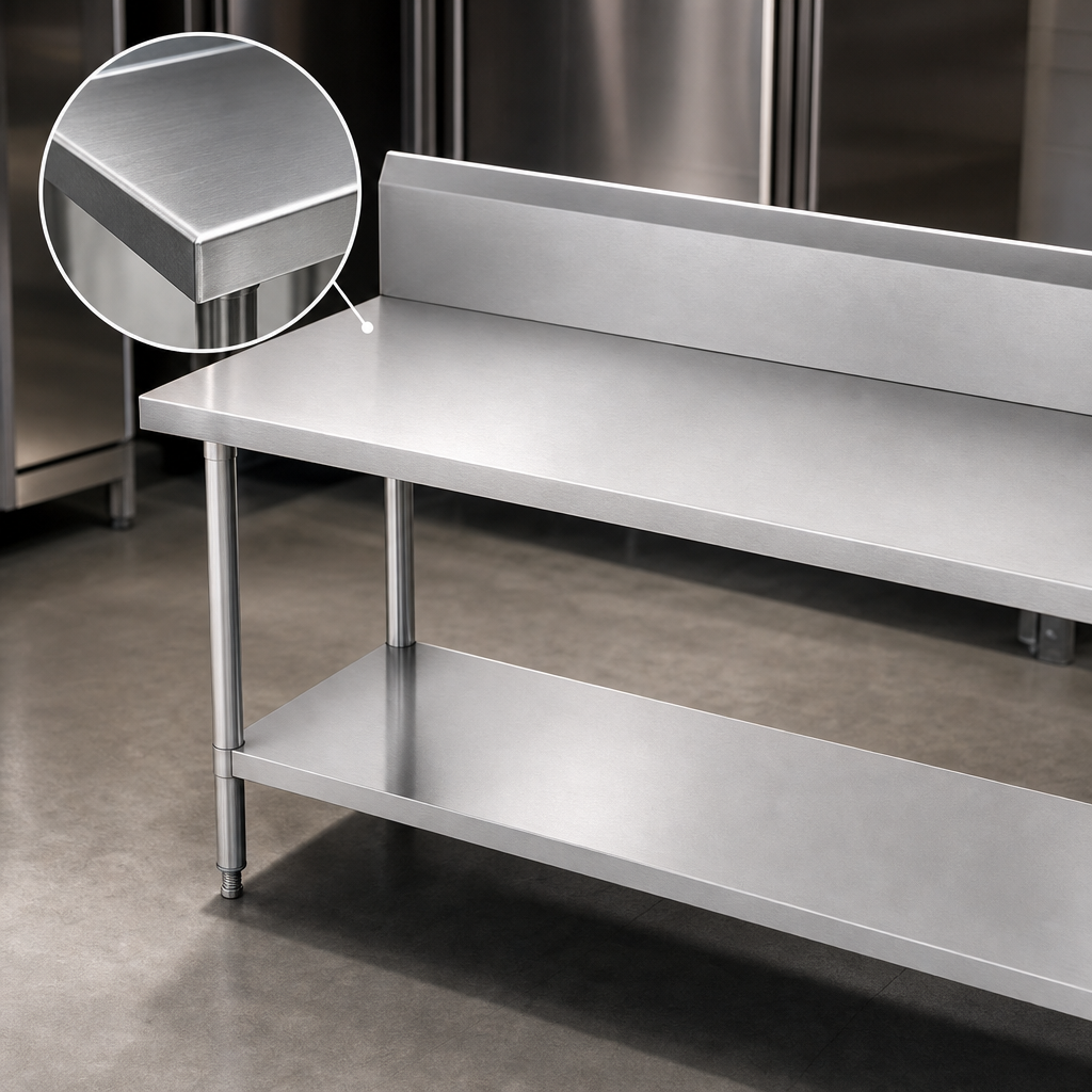 14 Gauge 304 Stainless Steel Top