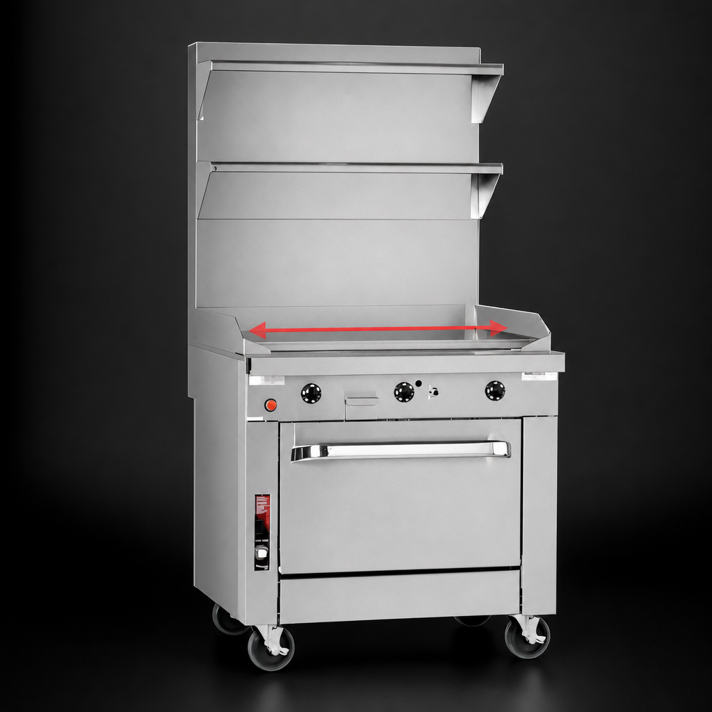 Full-Width Griddle Surface